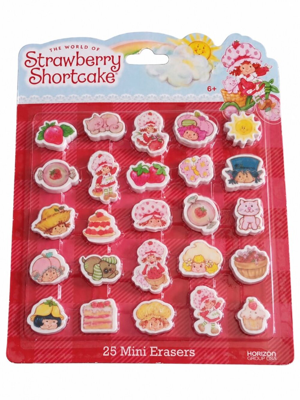 Strawberry Shortcake 25 Mini Eraser Set NIP Kawaii School Supplies